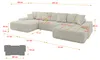 ALTDECOR Ecksofa mit Schlaffunktion und Bettkasten ENSI-U - Produktbild-Vorschau 5