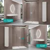 doporro Porta Doccia Scorrevole per Nicchia 130x195 cm, Box Anteprima dell’immagine prodotto 6
