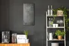 Wohnzimmer Leinwand Uhr Geräuschlos Küche 30x60 Beton, Produktbild-Vorschau 2