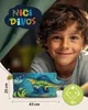 Nici Kissen Dino Snackilus blau/grün 43 x 25 cm Produktbild-Vorschau 3