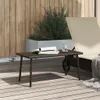vidaXL Garten-Couchtisch Rechteckig Braun 80x40x37 cm Poly Produktbild-Vorschau 7