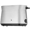 A silver and black toaster on a white background. Produktbild-Vorschau