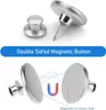 24 Stück Vorhang Magnetknopf, Silber Magnete für Vorhänge, Produktbild-Vorschau 3