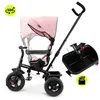 A pink and black 3-in-1 tricycle for children is shown against a white background. Produktbild-Vorschau