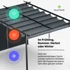 Blumfeldt Pergola 3x4 m, Wetterfestes Polyesterdach & Produktbild-Vorschau 5