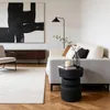 Stolik kawowy Rebecca Mobili Korben 46x35x35 cm MGO czarny, Podgląd zdjęcia produktu 4