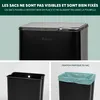 Poubelle eluno, capacité de 58 litres, poubelle à 3 Voir les images du produit 6