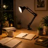 MasterLED Schreibtischlampe E27 8W 2700K Schwarz, Gelenkarm Produktbild-Vorschau 2