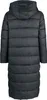 Back view of a long, black puffer coat. Produktbild-Vorschau
