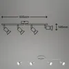 LED Spotleuchte Deckenleuchte 4xGU10 12W schwenkbar Metall Produktbild-Vorschau 4