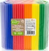 200 pailles en plastique réutilisables / pailles colorées Voir les images du produit 3