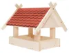 Handgefertigter Vogelhaus Bausatz aus Fichtenholz, rot, mit Produktbild-Vorschau 5