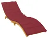 vidaXL Sonnenliegen-Auflage Weinrot 200x70x3 cm Produktbild-Vorschau 1