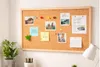Kork Pinnwand 70x100 cm mit Holzrahmen Braun – Rechteckige Produktbild-Vorschau 2