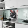 Küchenrückwand Spritzschutz Glas mit Motiv Mystischer Produktbild-Vorschau 2