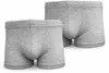 2x pantaloni boxer da uomo; grigio/L Anteprima dell’immagine prodotto 1
