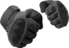 Two black tactical gloves are shown in a fist shape against a white background. Produktbild-Vorschau