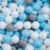 KiddyMoon Bällebad Kinder Schaumstoff Mit Bälle Für Baby ab Produktbild-Vorschau 2