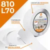 QUEST Weichsockelleiste ohne Klebeband 70x20mm, 25m, PVC Produktbild-Vorschau 2