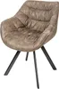 Design Stuhl THE DUTCH COMFORT taupe gepolstert mit Produktbild-Vorschau 7