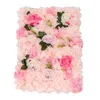 A wall decoration made of artificial flowers in various shades of pink and white. Podgląd zdjęcia produktu