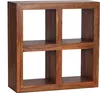 WOHNLING Standregal Massivholz Sheesham 82 cm hoch 4 Böden Produktbild-Vorschau 2