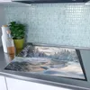 Spritzschutz Herdabdeckplatte Schneidebrett aus Glas Produktbild-Vorschau 2