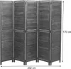 Paraván Shabby vintage C30 - 170 x 205 cm - Hnědá Náhled obrázku produktu 8