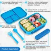 Amathley lunch box bambini bento box 1200ml lunch box 4 Anteprima dell’immagine prodotto 3