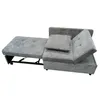 A light gray sofa bed is shown in a partially extended state against a white background. Produktbild-Vorschau