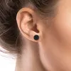 Rockabilly Knopf Ohrstecker in verschiedenen Farben Retro Produktbild-Vorschau 3
