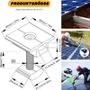 4 Stück 30mm Mittelklemmen Aluminiumlegierung T-förmige Produktbild-Vorschau 5