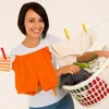 32x spinacz spinacze do prania bielizny klamerki kolorowe Podgląd zdjęcia produktu 4
