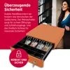 Olympia S330, Manuelle Kassenlade, Metall, Orange, Produktbild-Vorschau 4