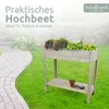 holz4home® Hochbeet inkl. Vlies-, Einlegevlies Naturholz Produktbild-Vorschau 2