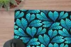 MuchoWow® Mauspad Mousepad Dschungel - Blau - Blatt - Produktbild-Vorschau 2