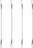 vidaXL Seile mit Karabiner 4 Stk. Gummi Produktbild-Vorschau 1