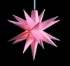 3D LED Stern Ø 8 cm Rosa mit Timer Weihnachtsstern Batterie Produktbild-Vorschau 2