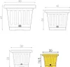 BAMA Vaso da fiori TERRA 30x30, terracotta Anteprima dell’immagine prodotto 3