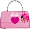 A pink Barbie jewelry bag with a silver handle and a pink heart charm. Anteprima dell’immagine prodotto
