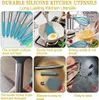 Umiten Chef Küchenutensilien-Set, 15-teilig, Silikon, Produktbild-Vorschau 3