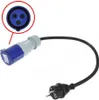 Adaptérový kabel 40 cm ze zástrčky Schuko do CEE Náhled obrázku produktu 7