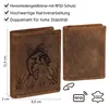 RFID Büffel Echt Leder Geldbörse Portemonnaie Herren mit Produktbild-Vorschau 3