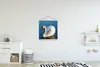 MuchoWow® Textilposter Schwan - Wasser - Vogel - Weiß 60x60 Produktbild-Vorschau 2