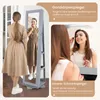 COSTWAY Armoire à bijoux, armoire à glace avec miroir Voir les images du produit 4
