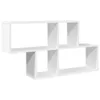 vidaXL Wandregal Weiß 100x20x53 cm Holzwerkstoff Produktbild-Vorschau 1