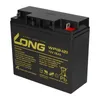 A black rechargeable sealed lead-acid battery with yellow branding and text. Anteprima dell’immagine prodotto