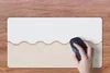 MuchoWow® Mauspad Mousepad Sommer - Weiß - Wellen 60x30 cm Produktbild-Vorschau 3