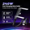 2er 2-in-1-Ladekabel mit Ständer,240 W für geflochtenes Produktbild-Vorschau 2
