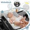 COSTWAY 5-in-1 Bijzetbed voor baby's, reisbed met wiegje en Productafbeelding-voorbeeld 4